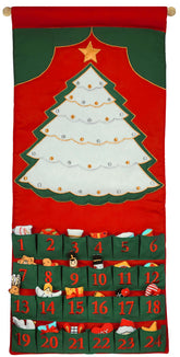 White Christmas Tree Advent Calendar